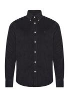 Douglas Cord Shirt Designers Shirts Casual Black Morris