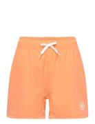 Swim Shorts, Solid Badshorts Orange Color Kids