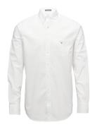 Reg Broadcloth Bd Tops Shirts Casual White GANT