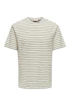 ONLY & SONS Onssebastian Reg Ss Tee Vit