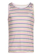 Color Kids Sport Top - Striped Aop Multi/patterned