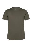 Borg Tech T-Shirt Sport T-shirts Short-sleeved Khaki Green Björn Borg
