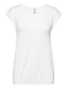 Sc-Marica Tops T-shirts & Tops Short-sleeved White Soyaconcept