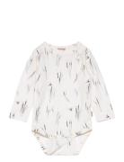 Petit Piao Body L/S Printed Vit