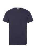 Les Deux Nørregaard Tonal T-Shirt Marinblå