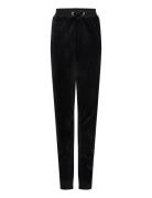 Juicy Couture Diamante Velour Slim Joggers Svart