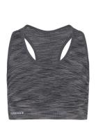 Endurance Civita Jr. Melange Seamless Sports Bra Svart