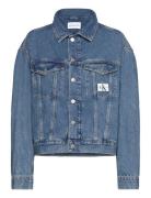 Calvin Klein Jeans Boxy Denim Jacket Blå