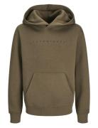 Jack & J S Jjestar Jj Sweat Hood Noos Jnr Khaki Green