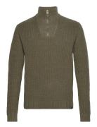 Lee Jeans Half Zip Knit Khaki Green