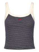 LEVI´S Women Essential Sporty Rib Tnk Annalise Strip Marinblå