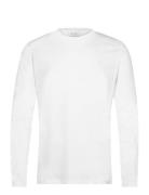 Les Deux Nørregaard Ls T-Shirt Tonal Vit