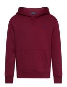 Ralph Lauren Kids Seasonal Fleece-Ls Po Hood-Tp-Knt Burgundy