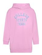 Name It Nkfvalona Ls Long Boxy Sweat Wh Unb Rosa