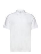 Mango 100% Cotton Pique Polo Shirt Vit