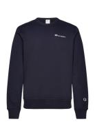 Champion Crewneck Sweatshirt Marinblå