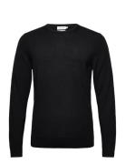 Calvin Klein Superior Wool Crew Neck Sweater Svart