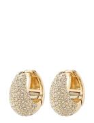 Pilgrim Focus Recycled Crystal Earrings Guld