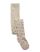 Lindex Tights Sg Cotton Knee Focus Beige