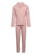 Mango Printed Long Pyjamas Rosa