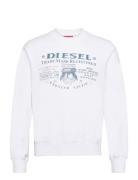 Diesel S-Ginn-L2 Sweat-Shirt Vit