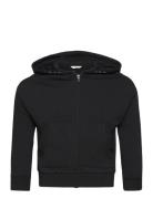 Mango Zipped Hoodie Svart