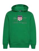 GANT Reg Archive Shield Hoodie Grön