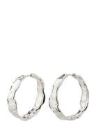 Pilgrim Julita Recycled Hoop Earrings Silver