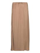 Mango Tie Long Skirt Brun