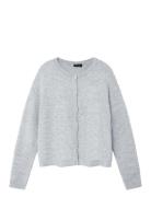 LMTD Nlflodet Ls Short Knit Cardigan Noos Grå