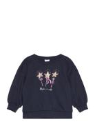 Name It Nmfvalona Ls Long Boxy Sweat Unb Marinblå