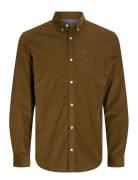 Jack & J S Jjeclassic Cord Shirt Ls Sn Brun