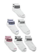 Converse Converse Basic Wordamark Quarter Socks 6-Pack Vit