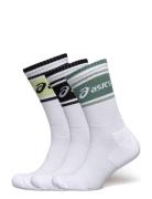 Asics 3 Pack Asics Logo Crew Sock Multi/patterned