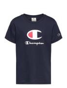 Champion Crewneck T-Shirt Marinblå