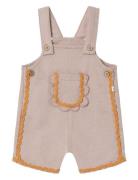 Lil'Atelier Nbfheather Short Sweat Overall Lil Beige