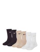 Nike Nike Dri-Fit Crew Socks Beige