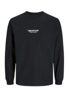 Jack & J S Jorvesterbro Tee Ls Crew Neck Noos Svart