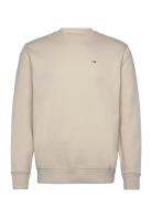 Tommy Jeans Tjm Reg S Flag Crew Beige