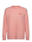 Mads Nørgaard Crisp Jersey Bolette Tee Ls Rosa