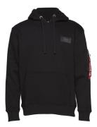 Alpha Industries Back Print Hoody Svart