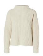 Selected Femme Slfselma Ls Knit Pullover Noos Kräm