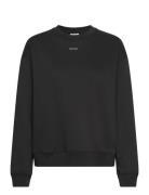 Calvin Klein Nano Logo Crew Neck Sweatshirt Svart