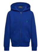 Ralph Lauren Kids Fleece Full-Zip Hoodie Blå