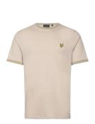 Lyle & Scott Ringer T-Shirt Beige