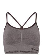 Hummel Hmlci Seamless Scrunch Sports Bra Grå