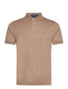 Polo Ralph Lauren Custom Slim Fit Soft Cotton Polo Shirt Beige