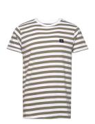 Clean Cut Copenhagen Basic Striped Tee Ss Grön