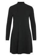 Vila Vicomfy A-Line Rollneck Knit Dress/Su/Pb Svart