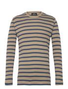 Mads Nørgaard Trio Rib Tobias Tee Ls Multi/patterned